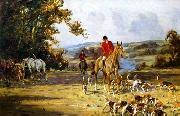unknow artist Classical hunting fox, Equestrian and Beautiful Horses, 193. Germany oil painting artist